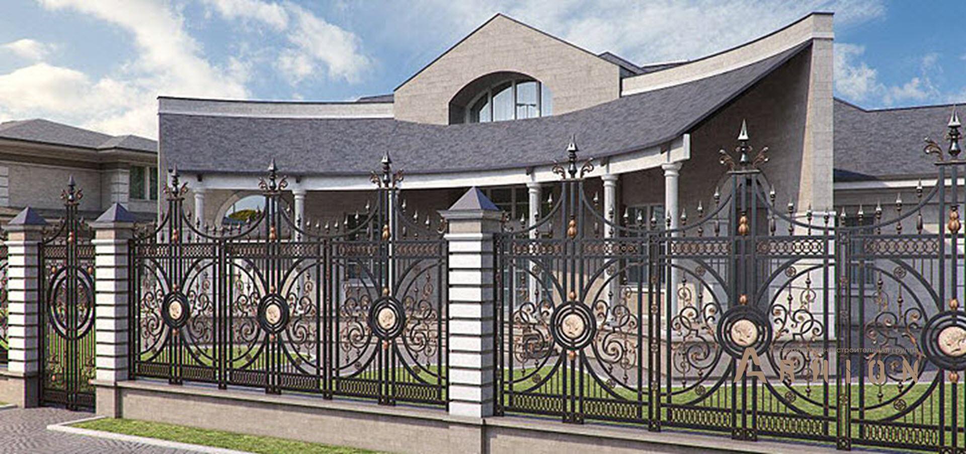 3. Проект одноэтажного дома в современном классическом стиле с многоскатной кровлей, SOV-15, площадью - 352 кв